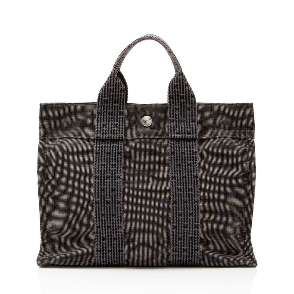 Hermes Vintage Canvas Herline PM Tote